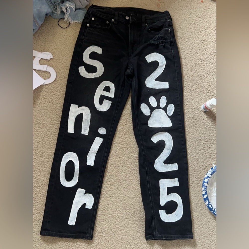 Example of Custom Senior/Concert Jeans